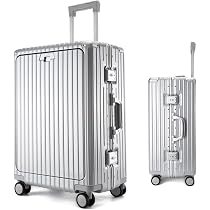 多機能キャリーケース【エナメルシルバーM】ESM1 Amazon | [リベティ] ヒルナンデス出演 スーツケース 日本企画